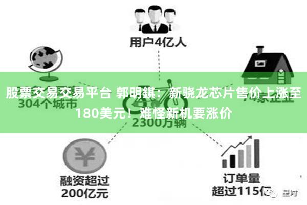 股票交易交易平台 郭明錤：新骁龙芯片售价上涨至180美元！难怪新机要涨价