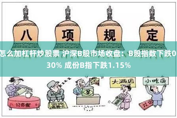 怎么加杠杆炒股票 沪深B股市场收盘：B股指数下跌0.30% 成份B指下跌1.15%