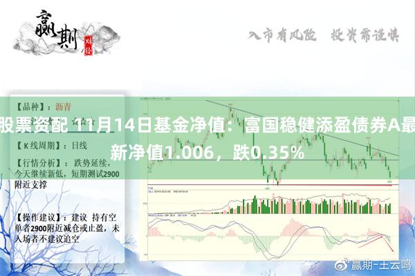 股票资配 11月14日基金净值：富国稳健添盈债券A最新净值1.006，跌0.35%